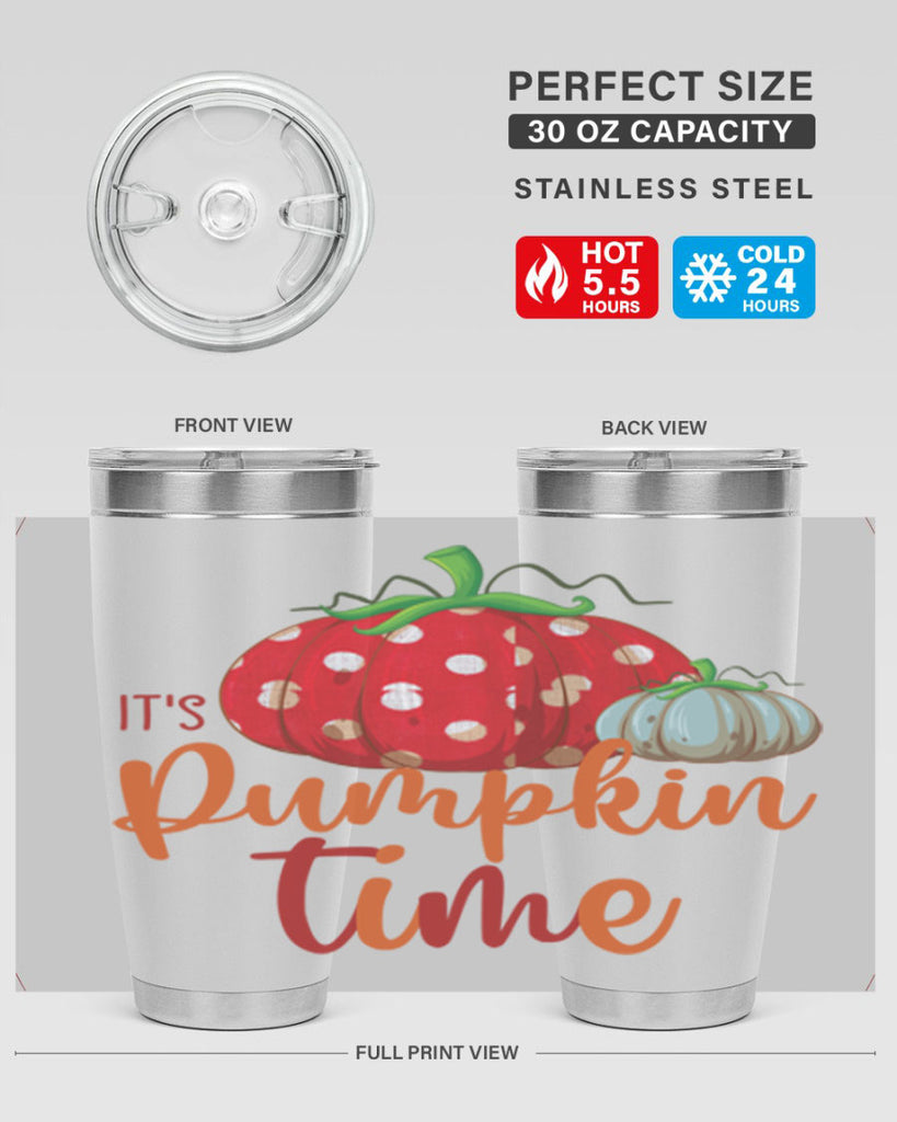 it s pumpkin time 368#- fall- Tumbler