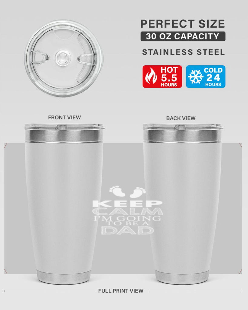 keep clam i am going to be a dad 2#- dad- Tumbler