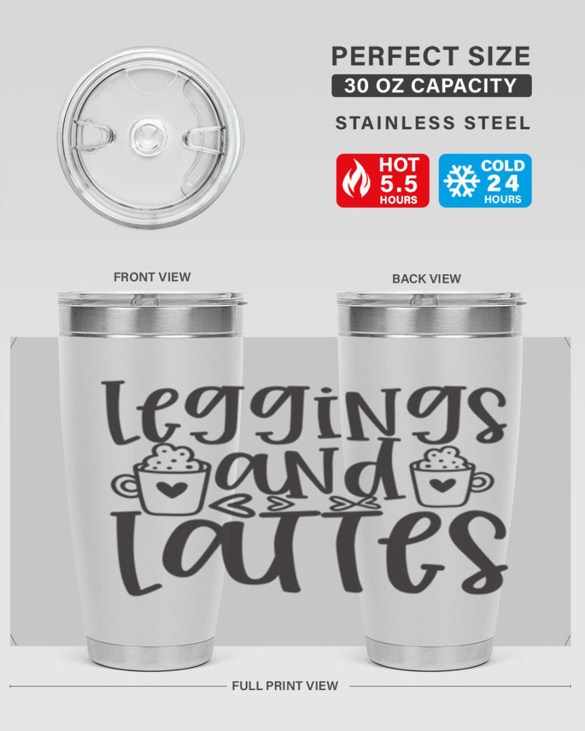 leggings and lattes 389#- mom- Tumbler