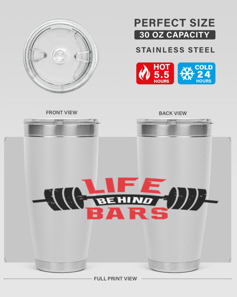 life behind bars 6#- gym- Tumbler