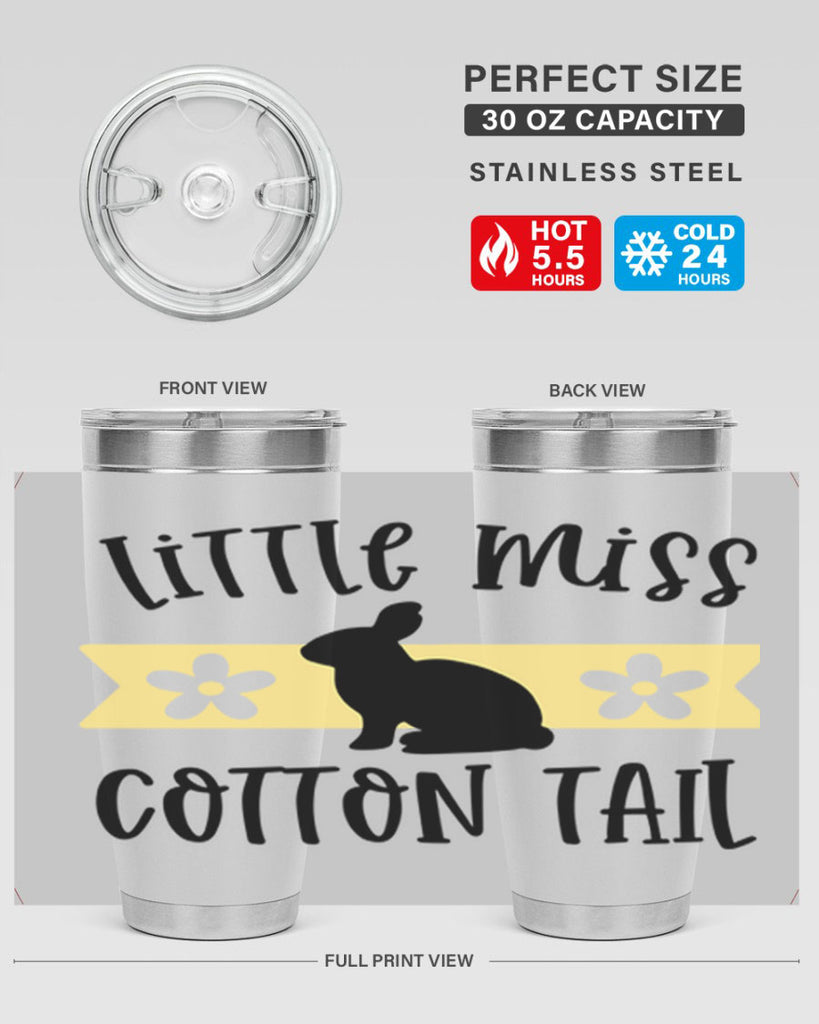 little miss cotton tail 17#- easter- Tumbler