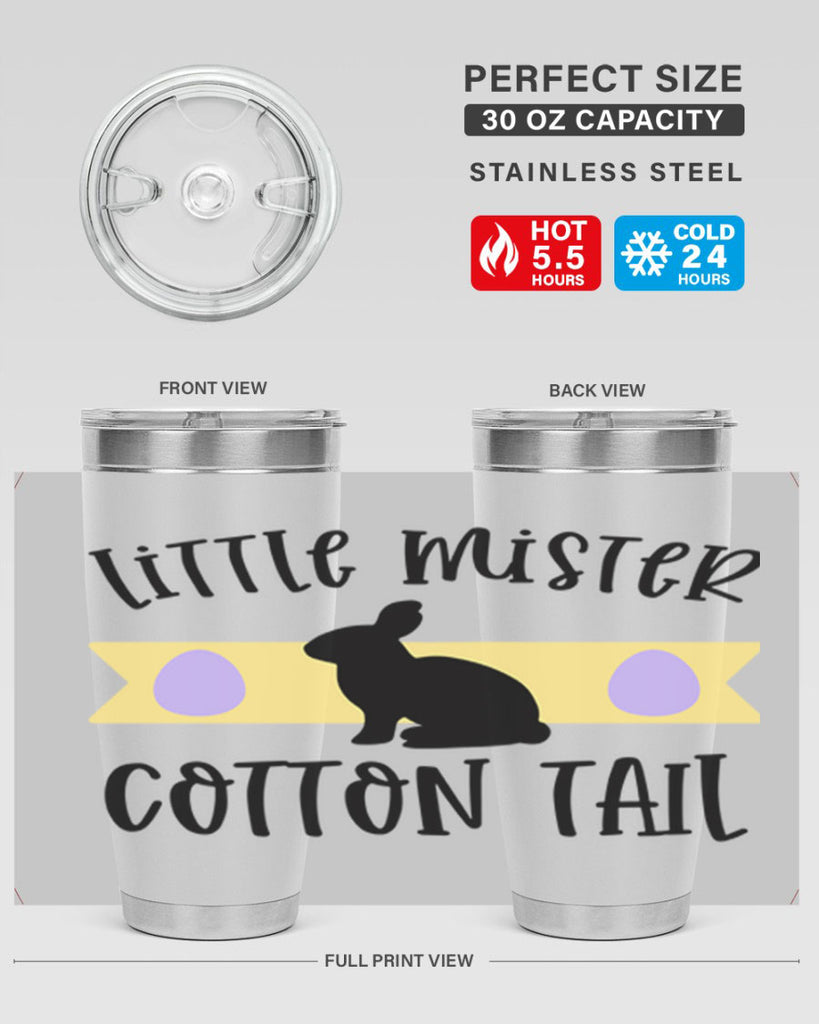 little mister cotton tail 16#- easter- Tumbler