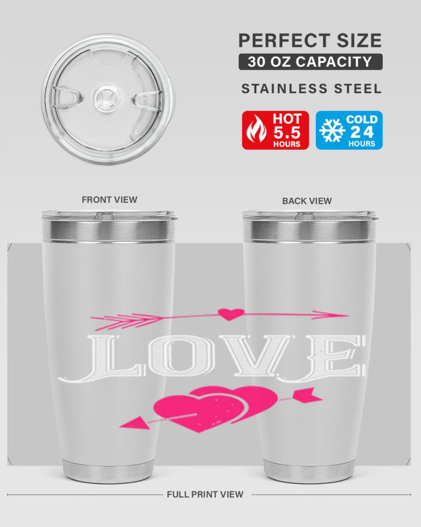 love 41#- valentines day- Tumbler