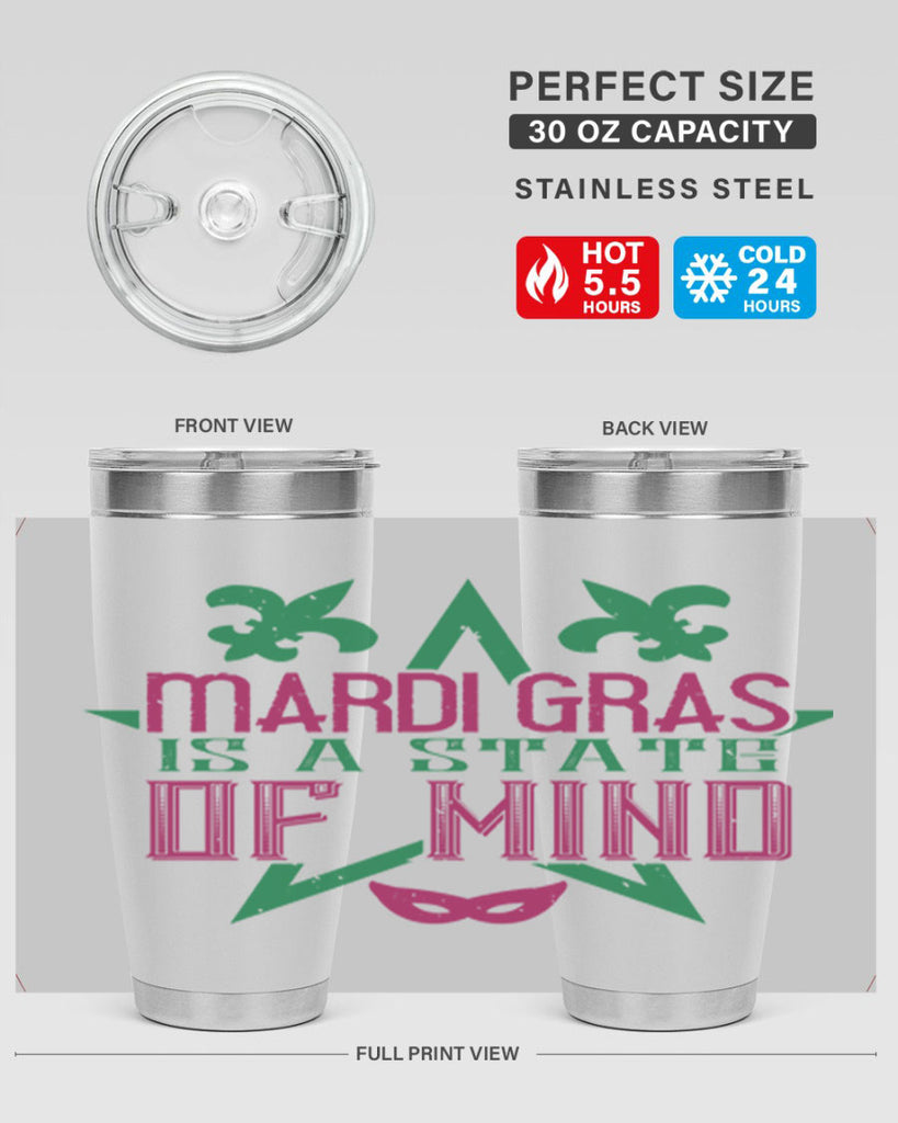 mardi gras is a state of mind 47#- mardi gras- Tumbler