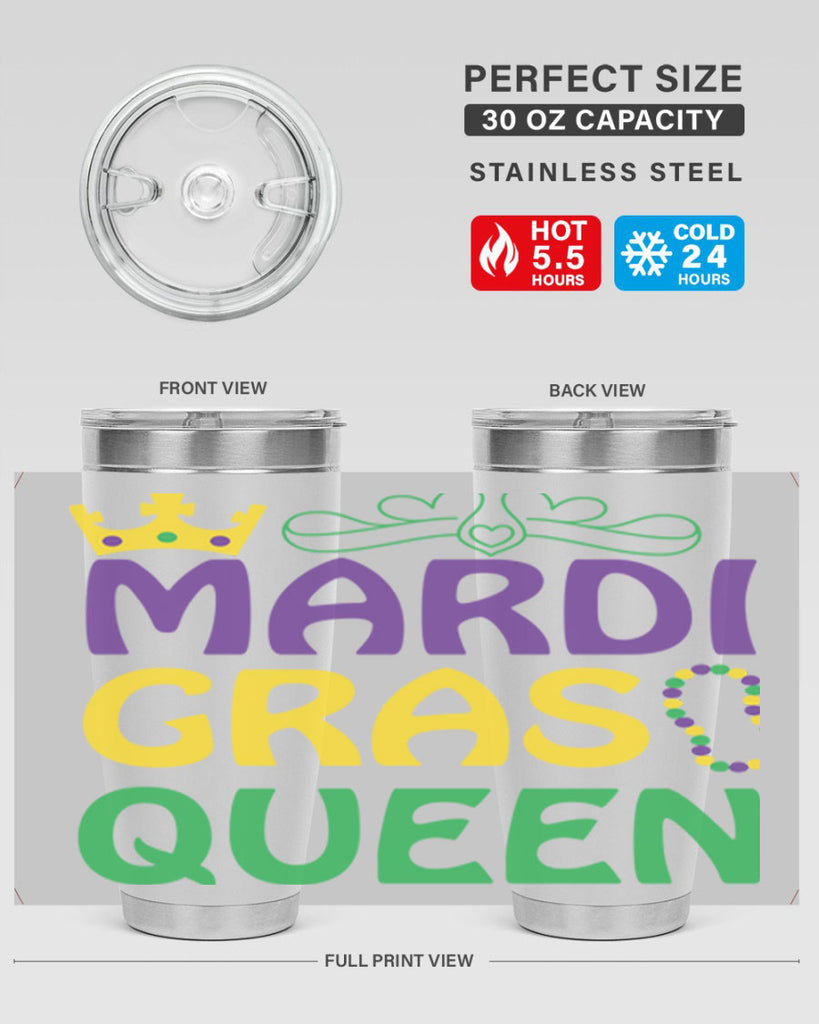 mardi gras queen 8#- mardi gras- Tumbler