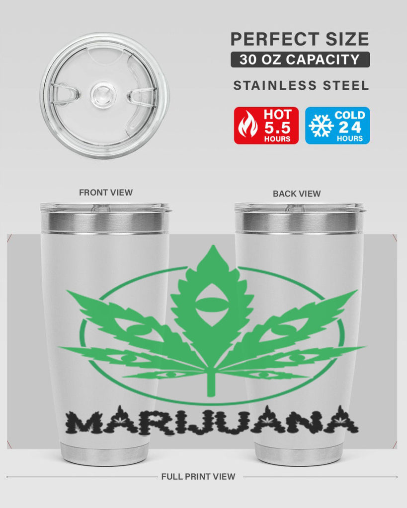 marijuana 198#- marijuana- Tumbler