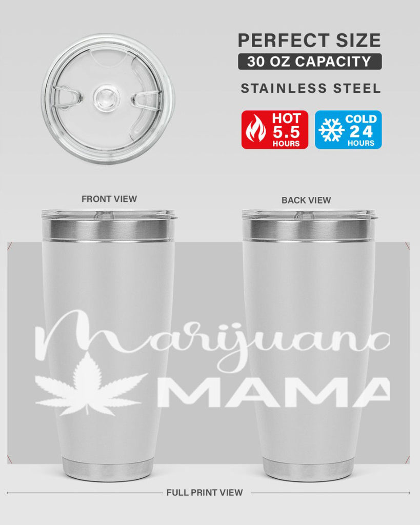 marijuana mama 203#- marijuana- Tumbler