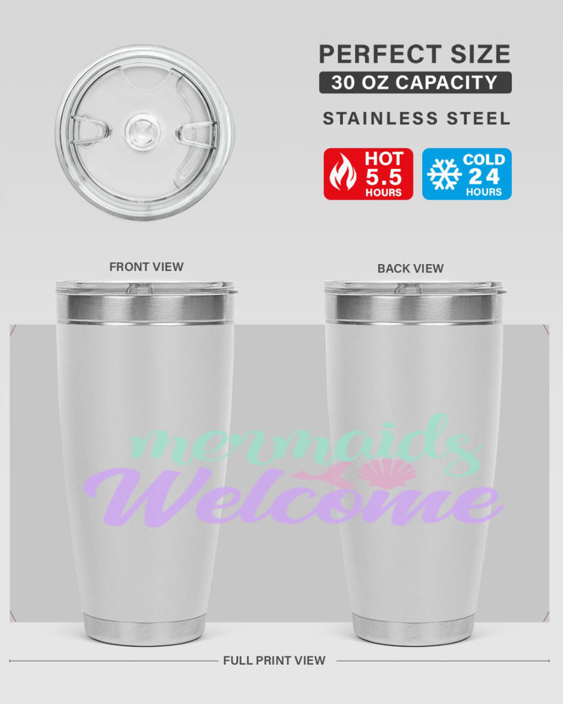 mermaids welcome 6#- mermaid- Tumbler