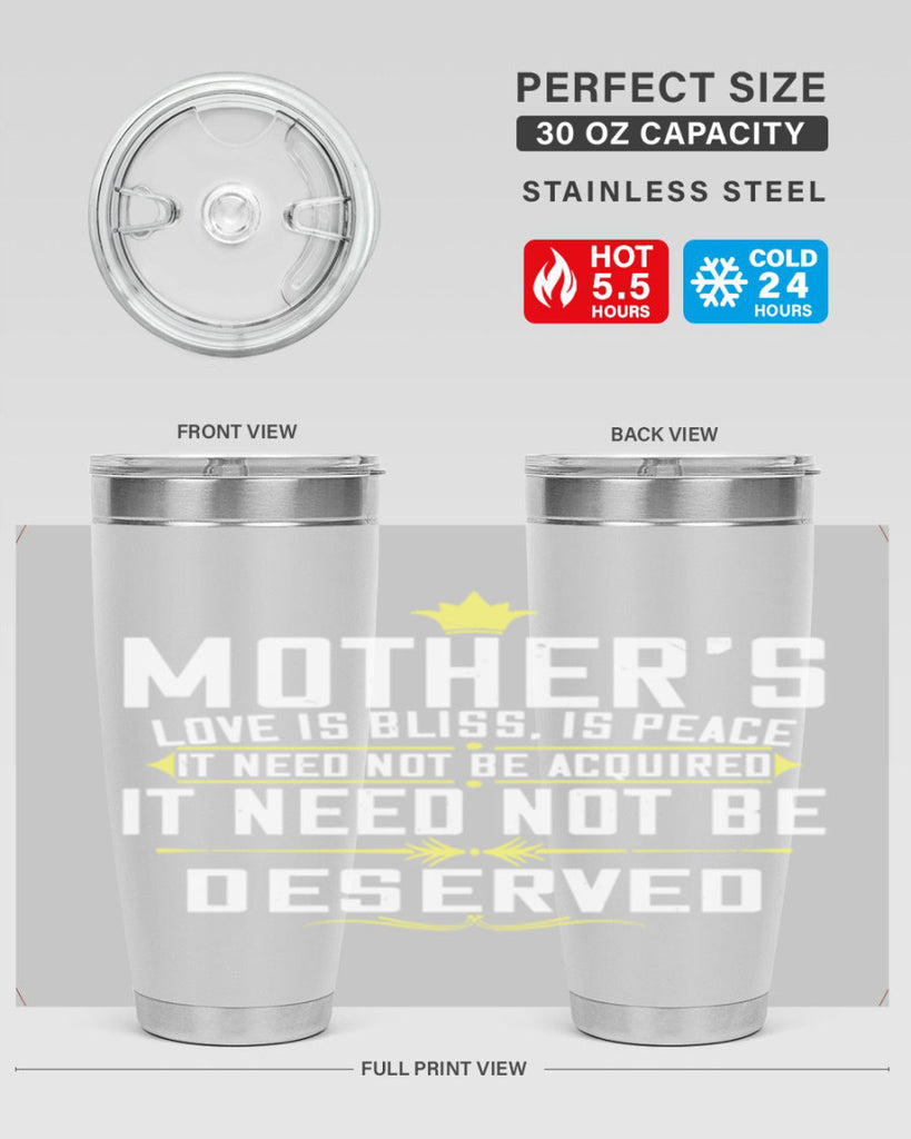 mother’s love is bliss is peace it need not be acquired 94#- mom- Tumbler