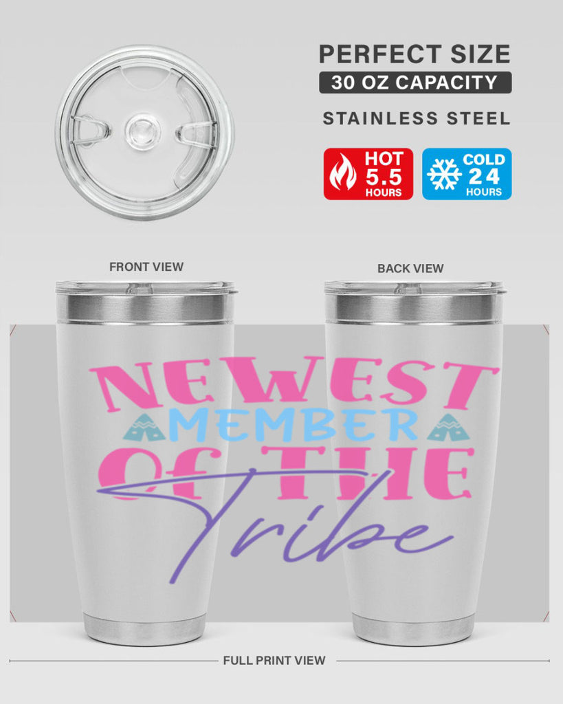 newest member of the tribe Style 211#- baby- tumbler