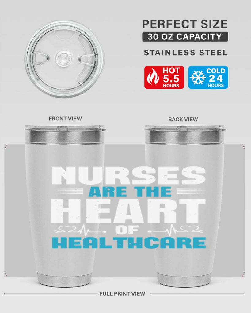 nurse are are heart healthcare Style 287#- nurse- tumbler