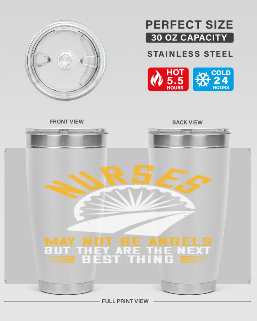nurses may not be angels Style 265#- nurse- tumbler