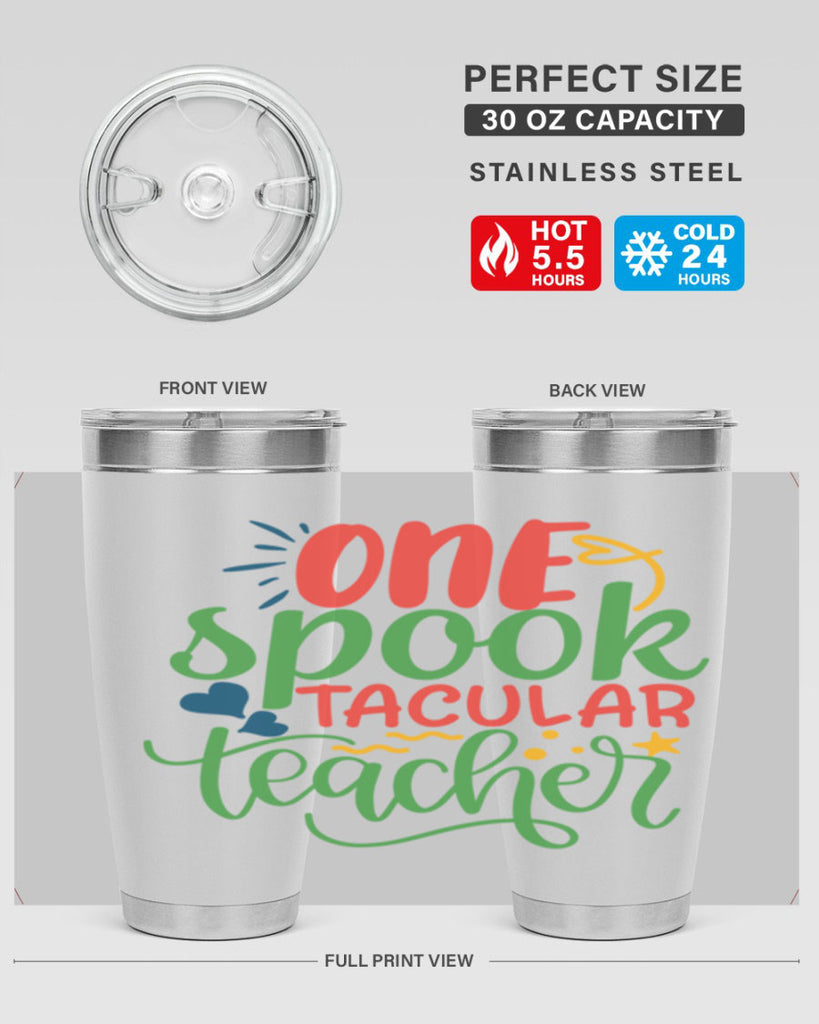 one spook tacular teacher Style 159#- teacher- tumbler