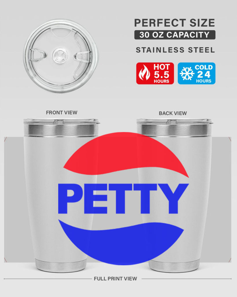 petty  pepsi 54#- black words phrases- Cotton Tank