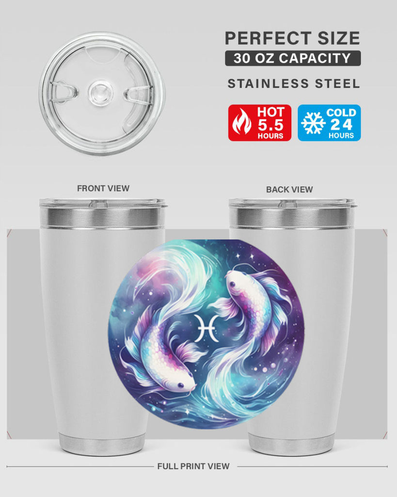 pisces 350#- zodiac- Tumbler