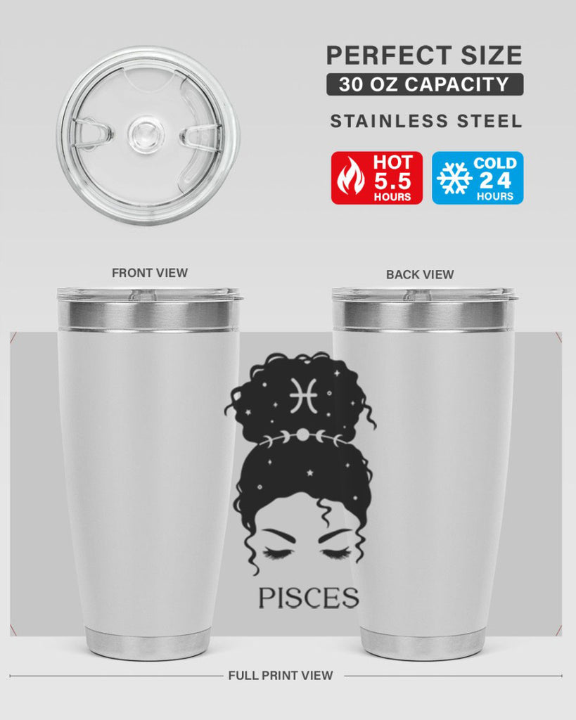 pisces 353#- zodiac- Tumbler