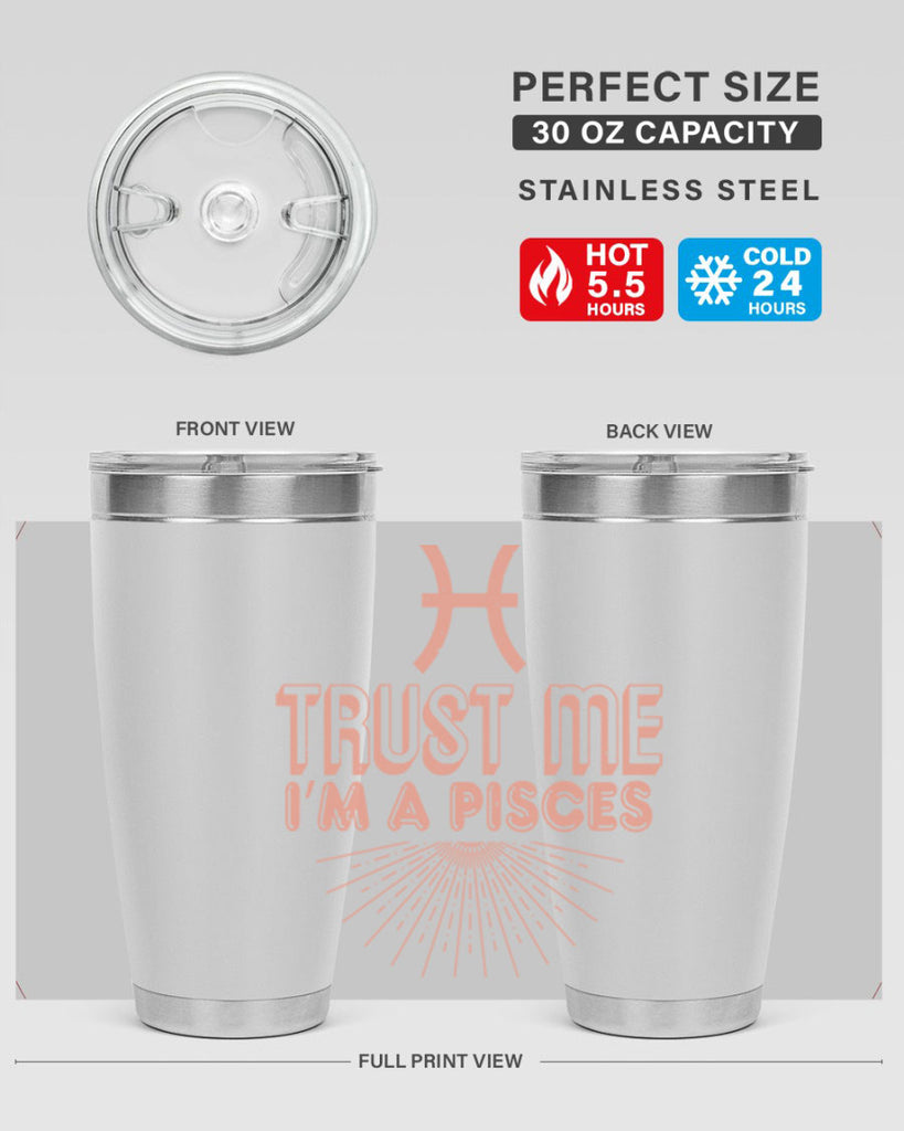 pisces 358#- zodiac- Tumbler