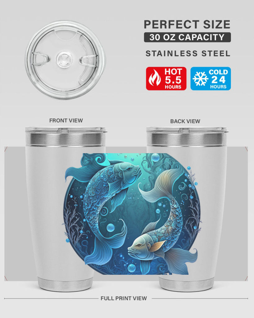 pisces 364#- zodiac- Tumbler