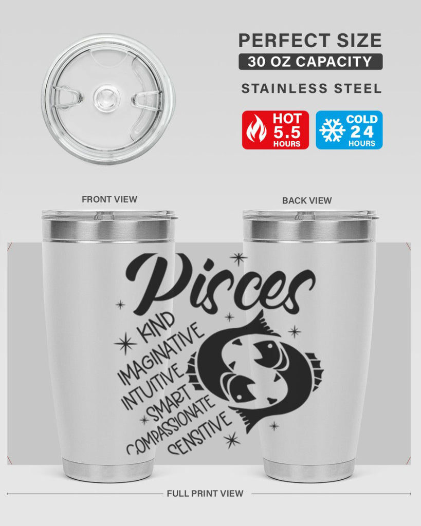 pisces 371#- zodiac- Tumbler