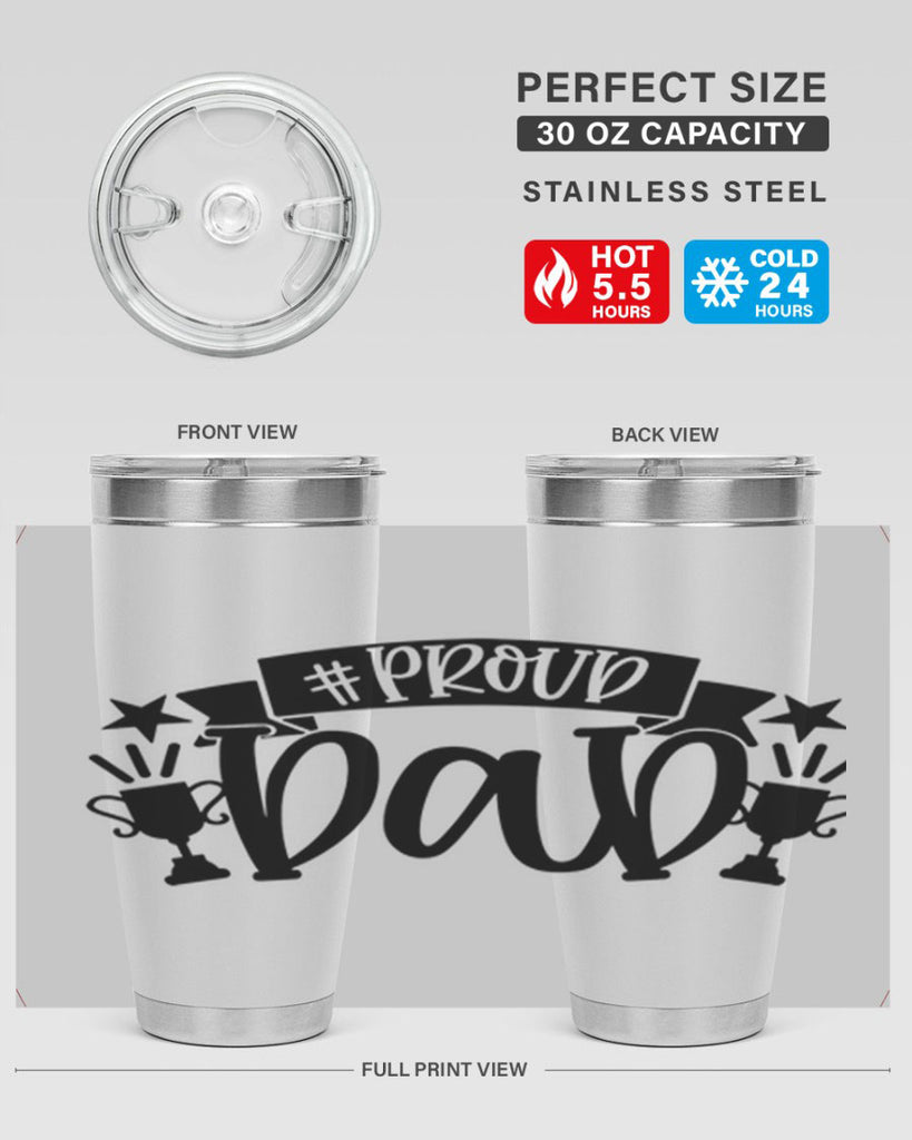 proud dad 75#- fathers day- Tumbler