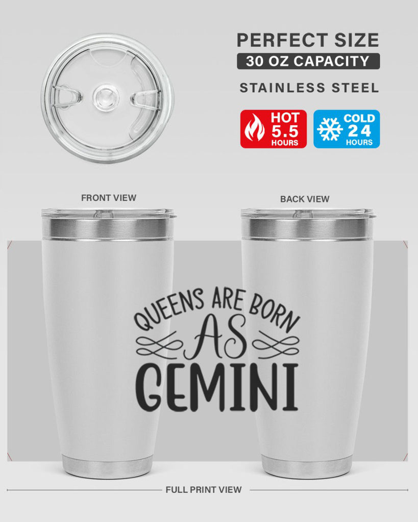 queens are born as gemini 392#- zodiac- Tumbler