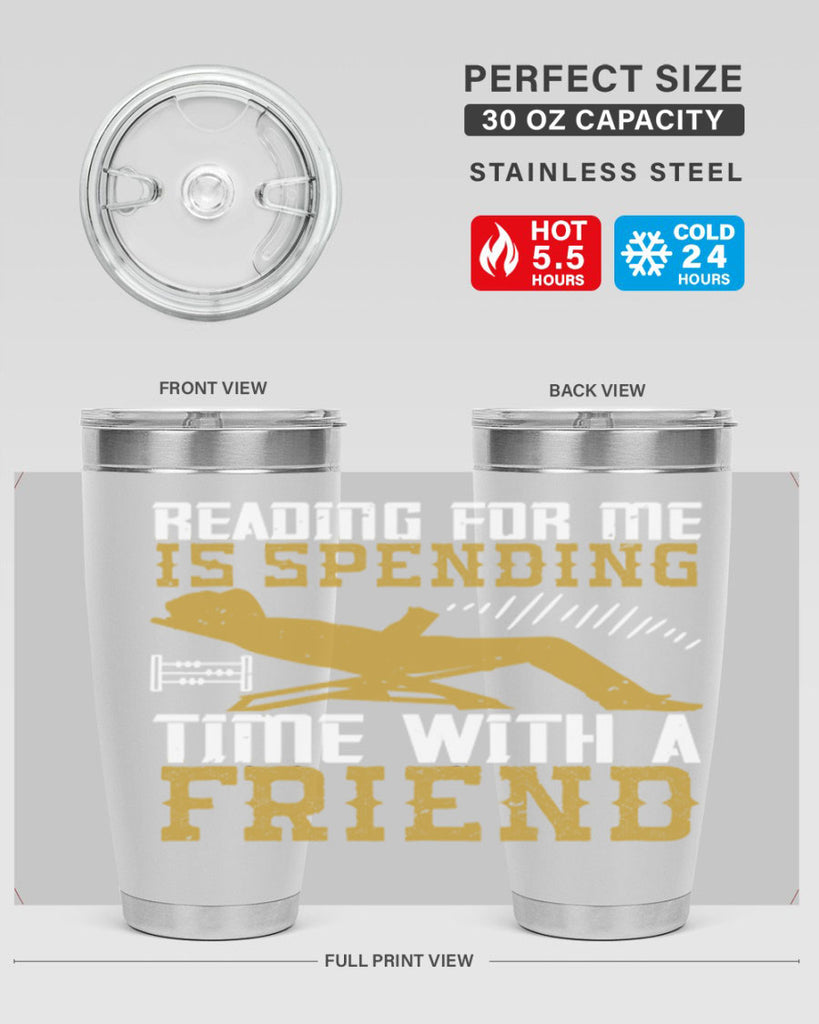 reading for me is spending time with a friend 19#- reading- Tumbler