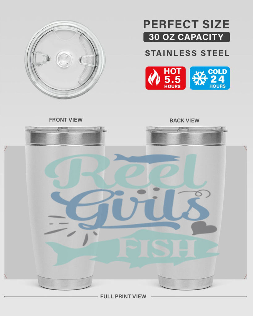 reel girls fish 198#- fishing- Tumbler