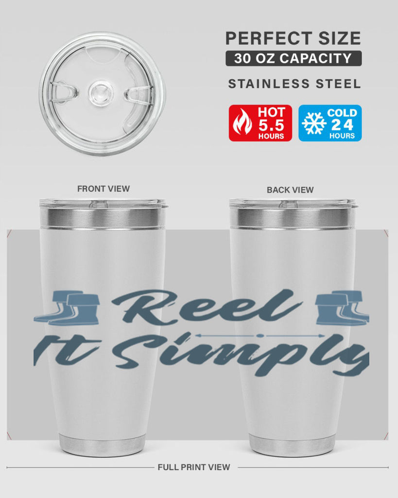 reel it simply 43#- fishing- Tumbler