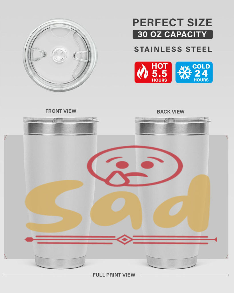 sad 6#- fathers day- Tumbler