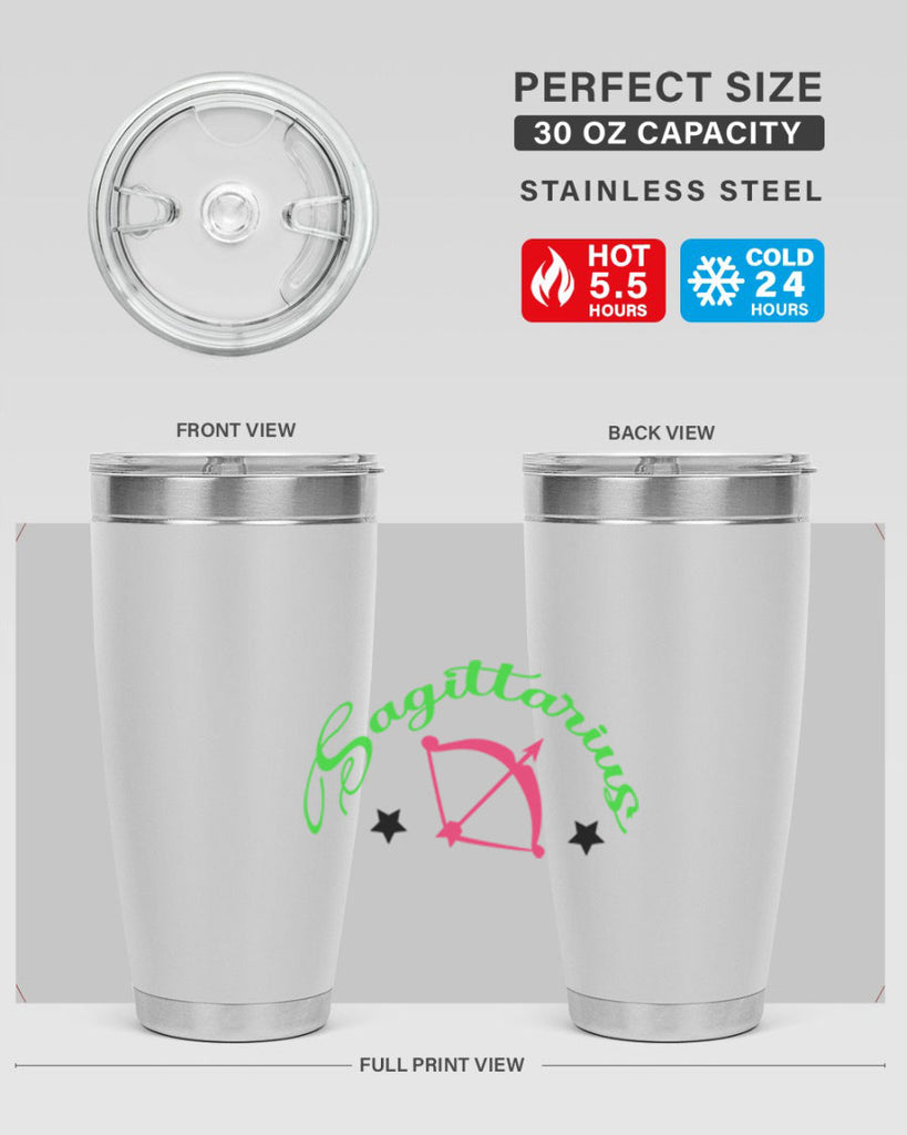 sagittarius 404#- zodiac- Tumbler