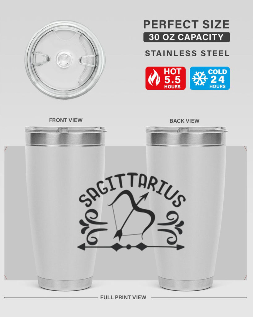 sagittarius 409#- zodiac- Tumbler