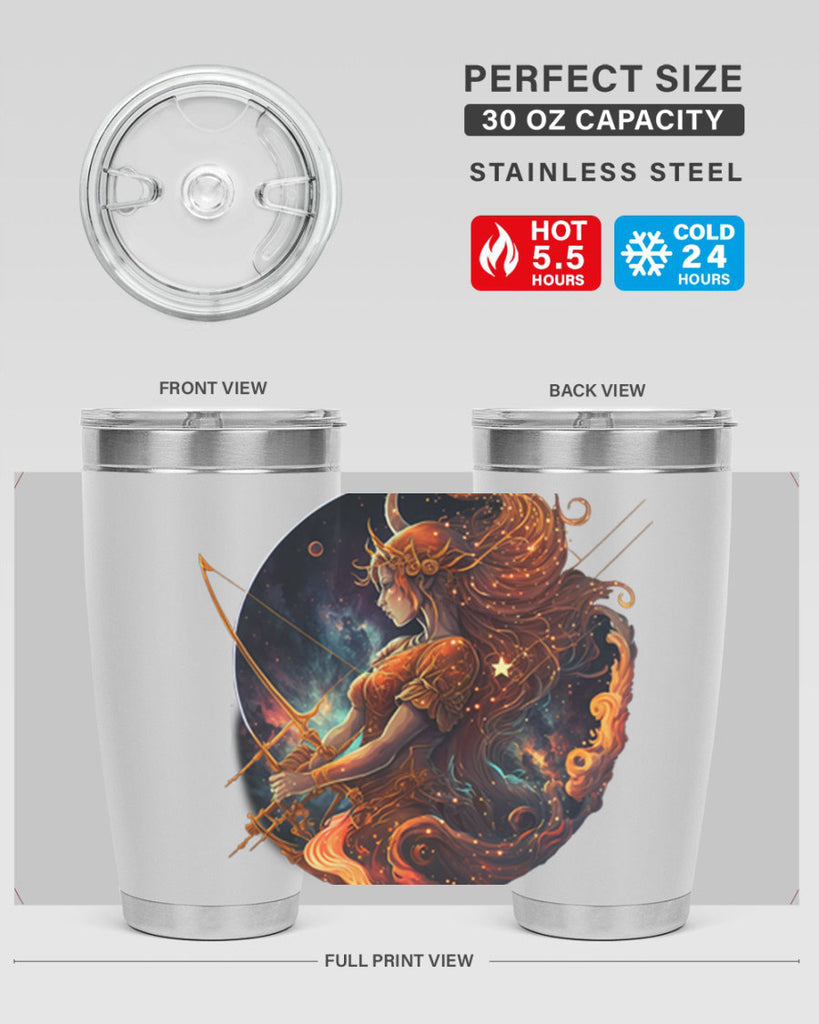 sagittarius 417#- zodiac- Tumbler
