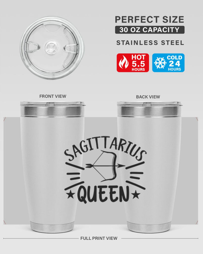 sagittarius queen 411#- zodiac- Tumbler