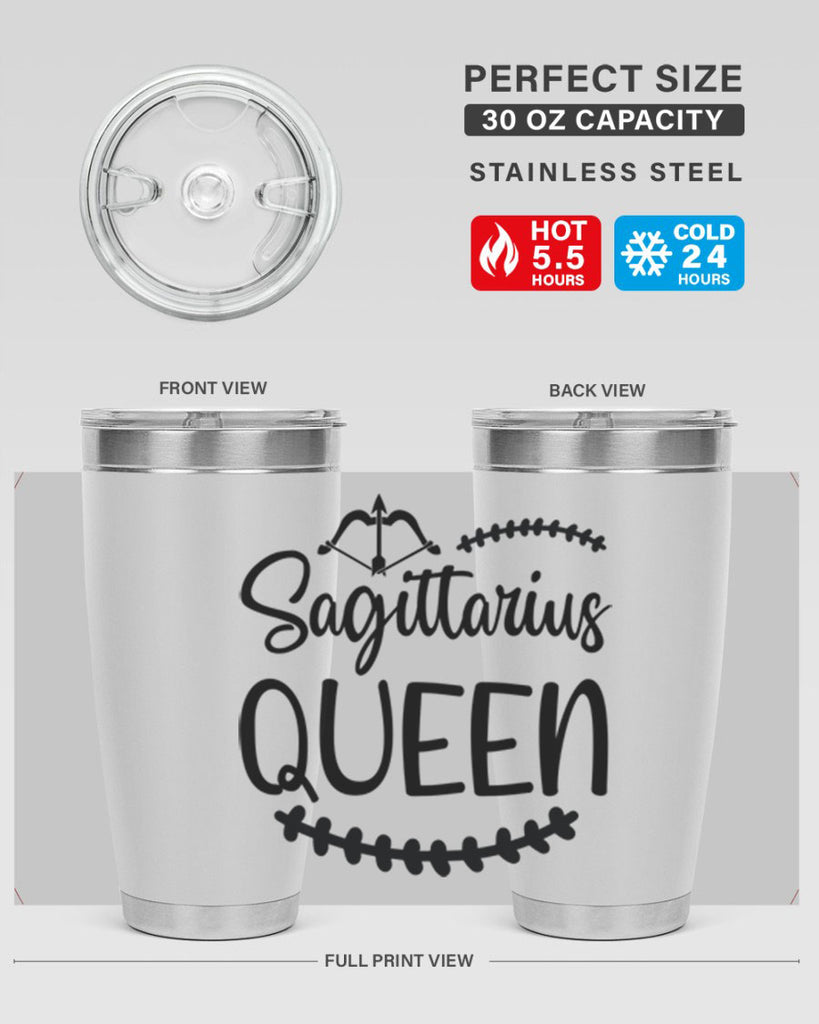 sagittarius queen 413#- zodiac- Tumbler