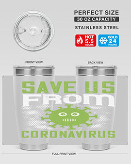 save us from coronavirus Style 25#- corona virus- Cotton Tank