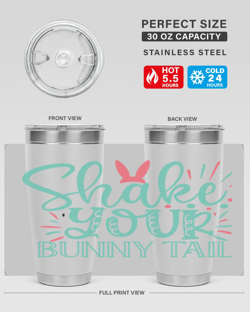 shake your bunny tail 104#- easter- Tumbler