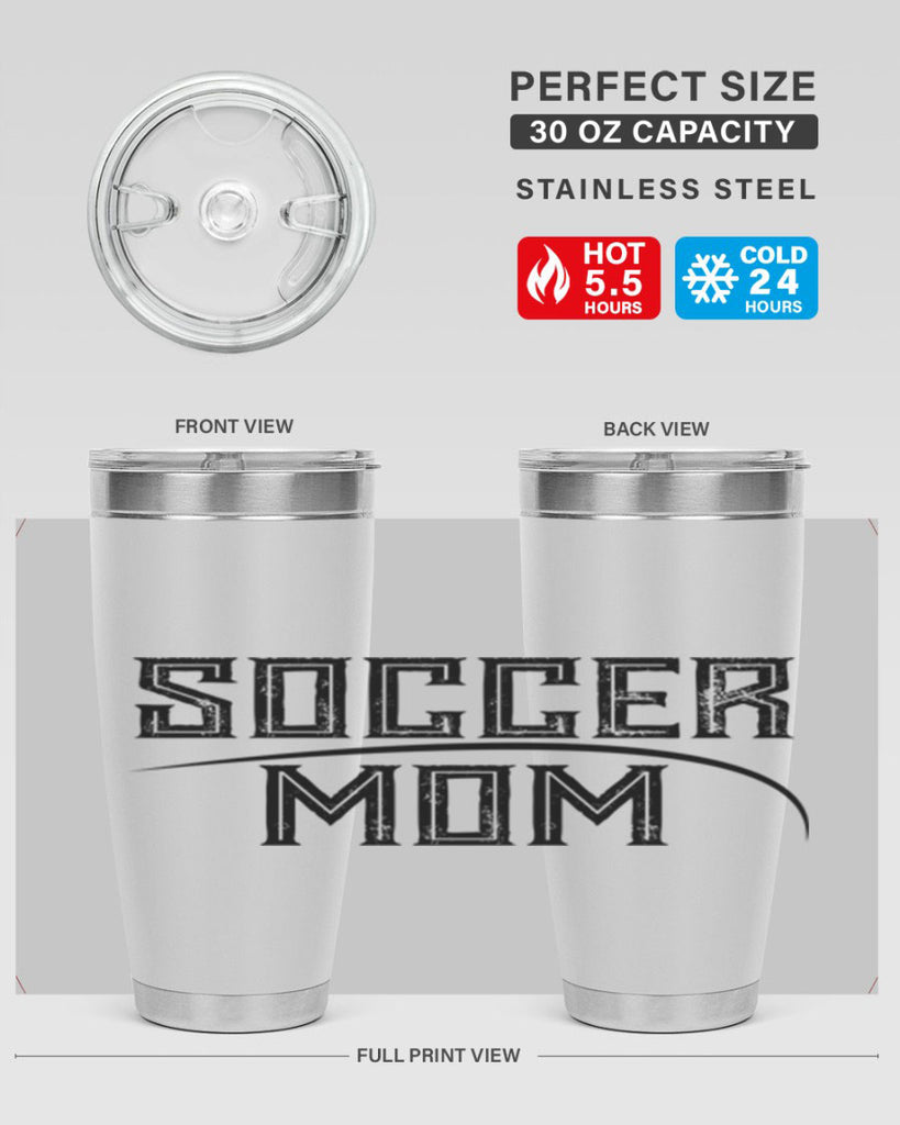 soccer mom 67#- mom- Tumbler