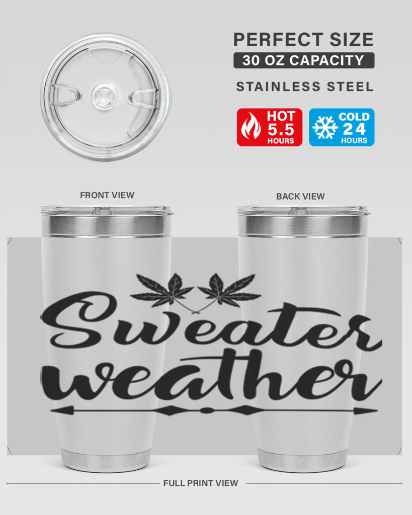 sweater weather 581#- fall- Tumbler
