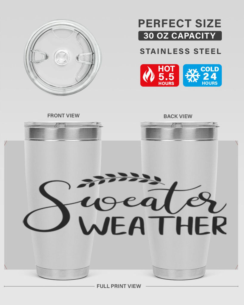 sweater weather 582#- fall- Tumbler