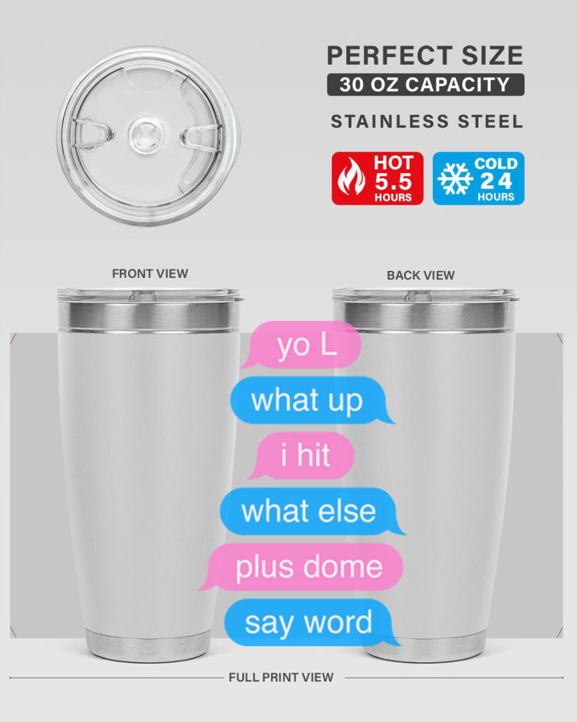 text conversation camron 23#- black words phrases- Cotton Tank