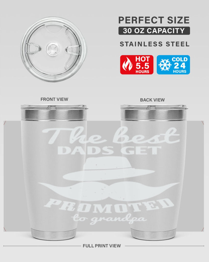 the best dads get promoted 164#- fathers day- Tumbler