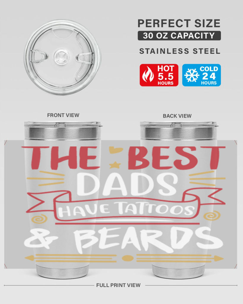 the best dads have tattoos beards 3#- fathers day- Tumbler