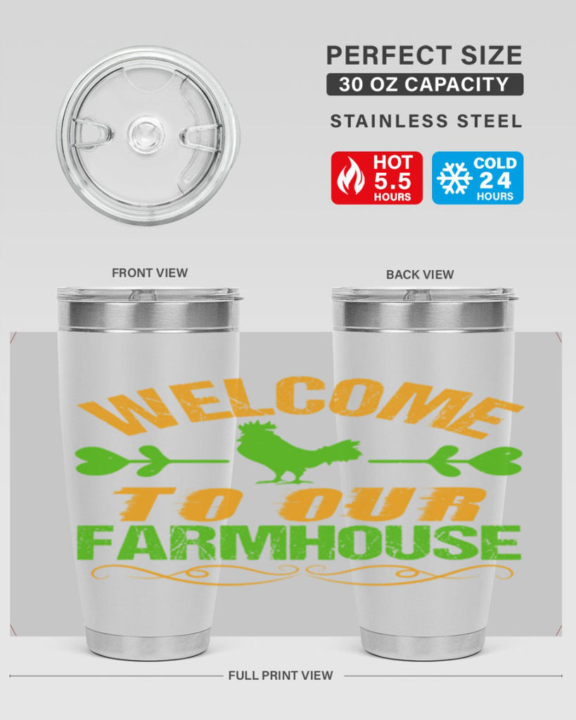 welcome to your farmhouse 28#- farming and gardening- Tumbler