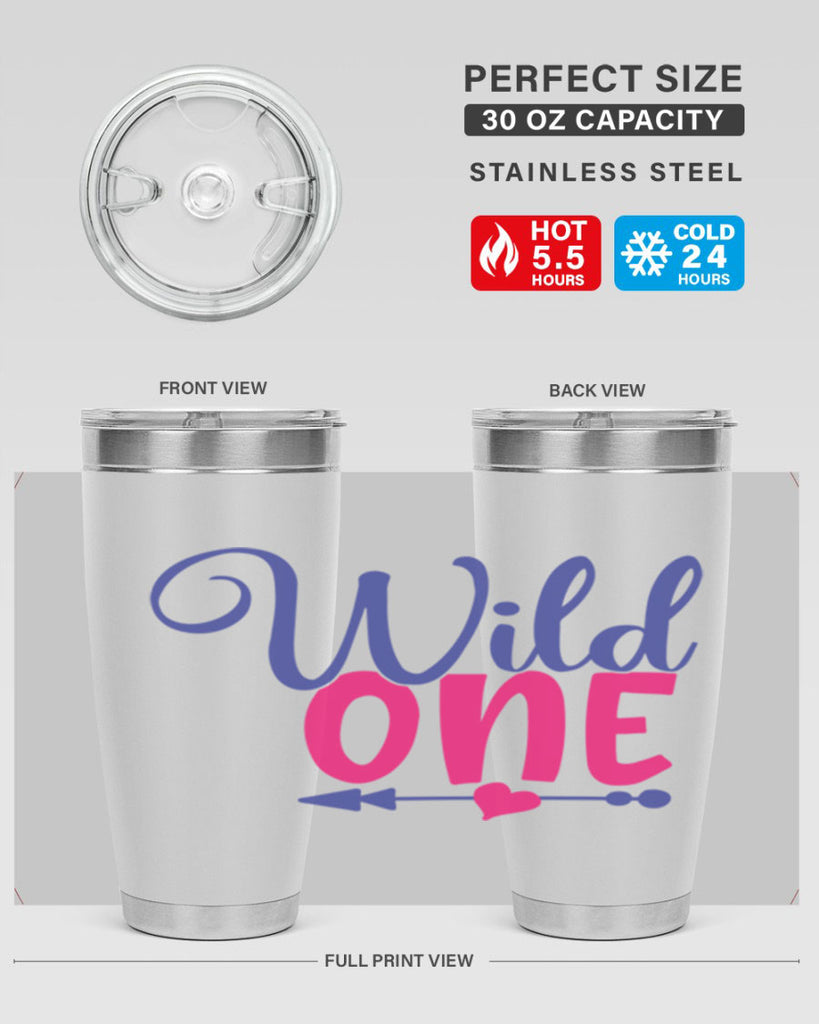 wild one 356#- mom- Tumbler