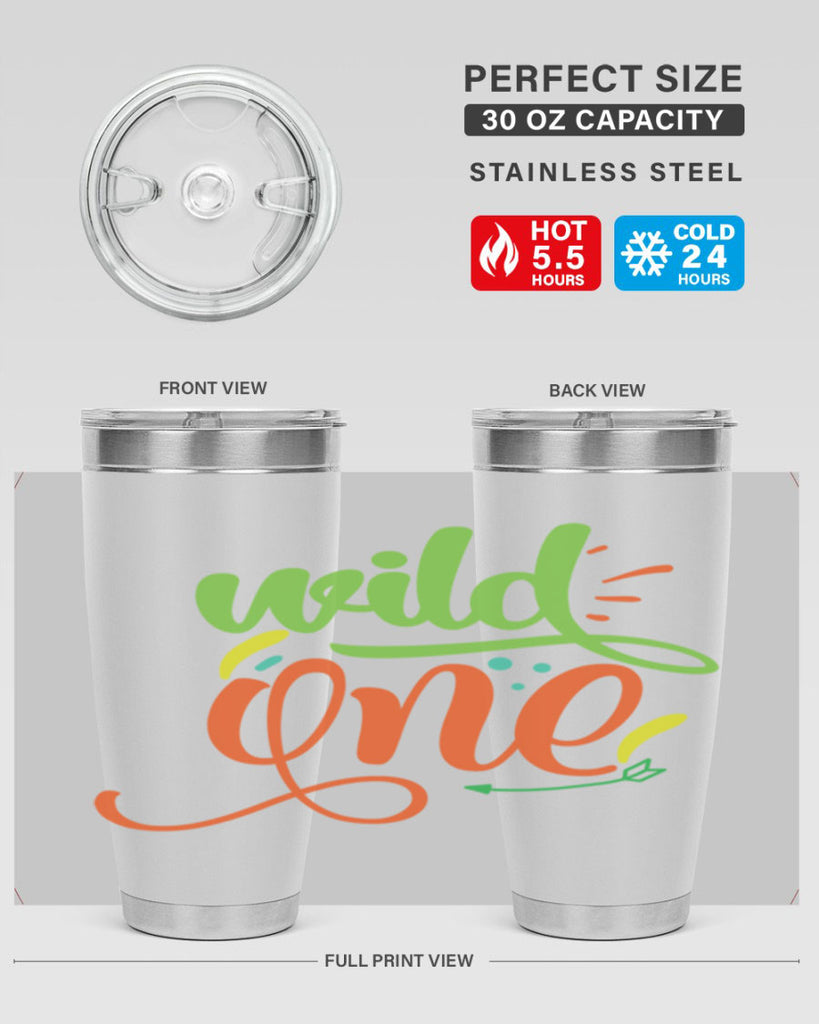 wild one 357#- mom- Tumbler