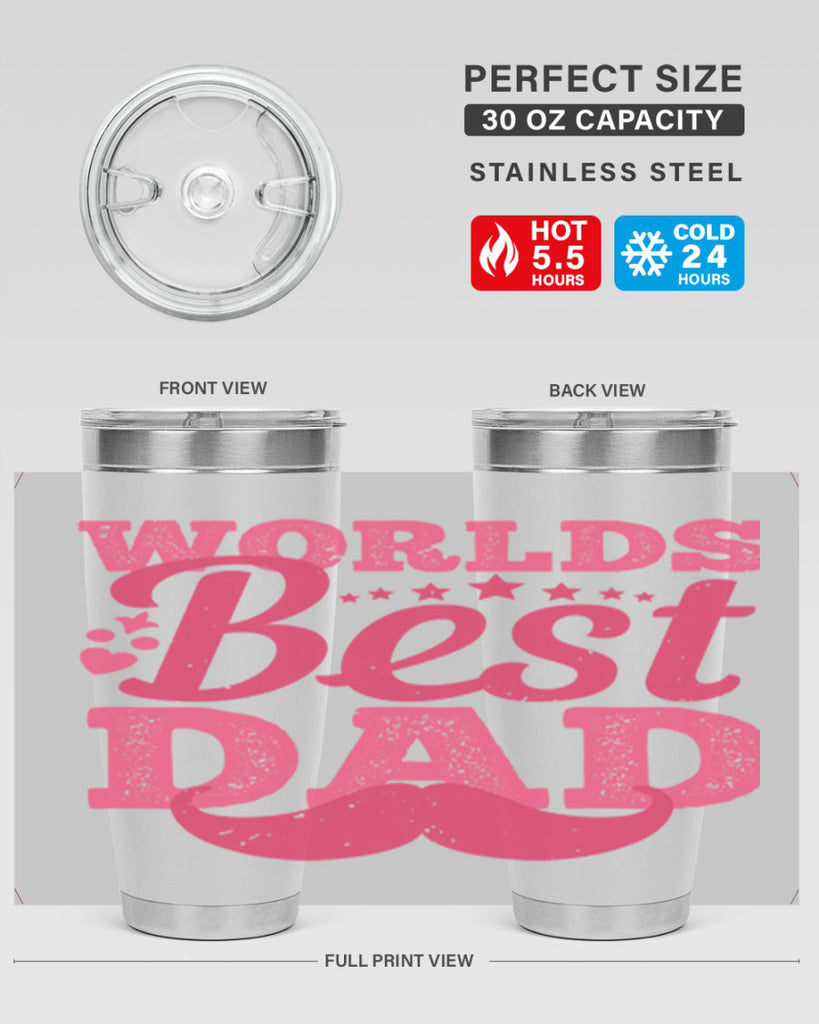 worlds best dad 142#- fathers day- Tumbler