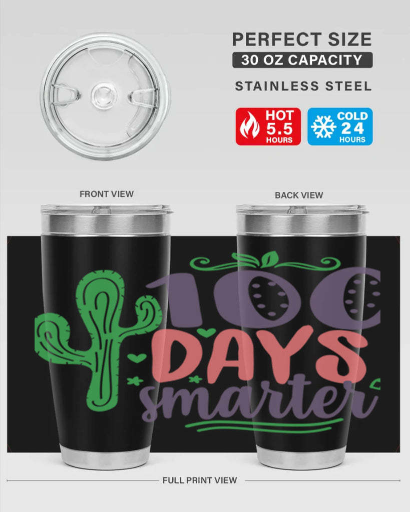 100 days smarterr 23#- 100 days of school- Tumbler