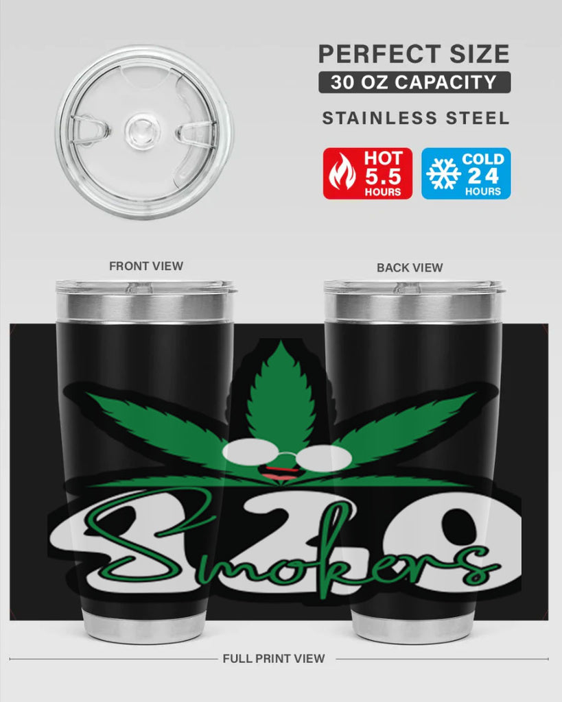 420 smokers 2#- marijuana- Tumbler