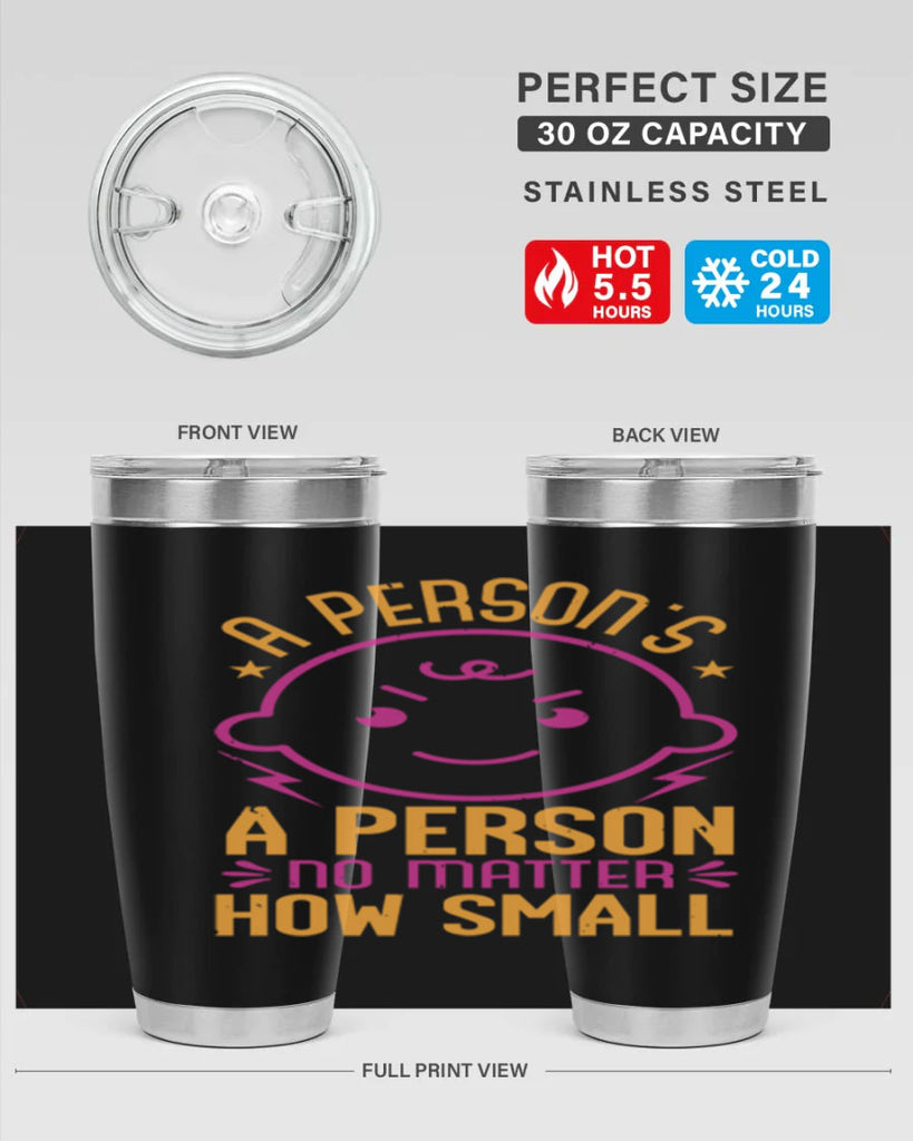 A person is a person no matter how small Style 39#- baby shower- tumbler