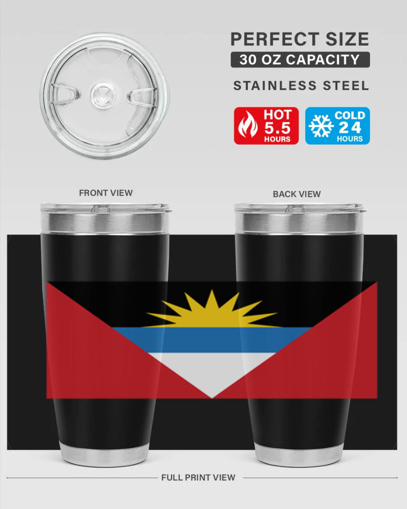 Antigua and Barbuda 192#- world flags- Tumbler